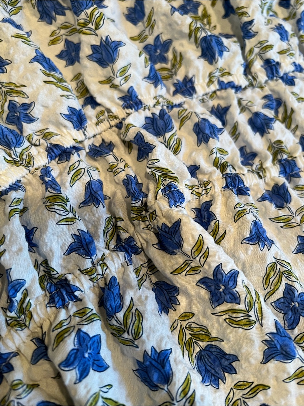 Auden Blue Floral Top - Picture 2 of 3